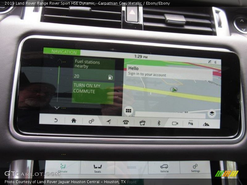 Carpathian Grey Metallic / Ebony/Ebony 2019 Land Rover Range Rover Sport HSE Dynamic