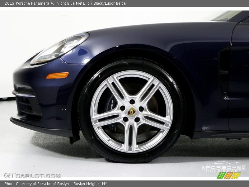 Night Blue Metallic / Black/Luxor Beige 2019 Porsche Panamera 4