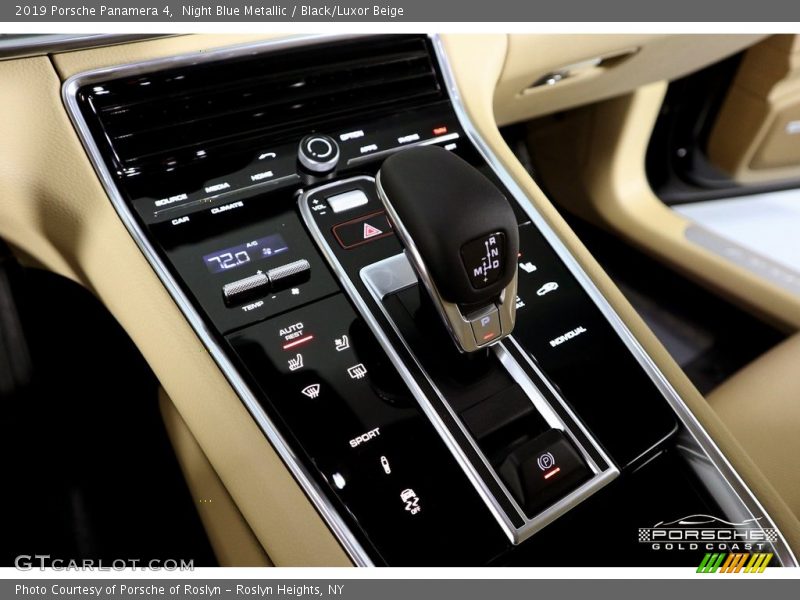 Night Blue Metallic / Black/Luxor Beige 2019 Porsche Panamera 4