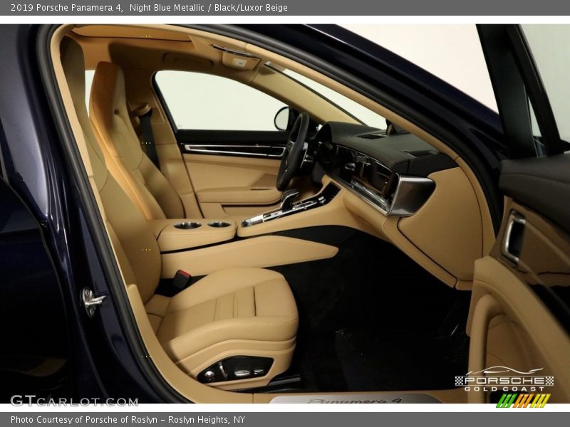 Night Blue Metallic / Black/Luxor Beige 2019 Porsche Panamera 4