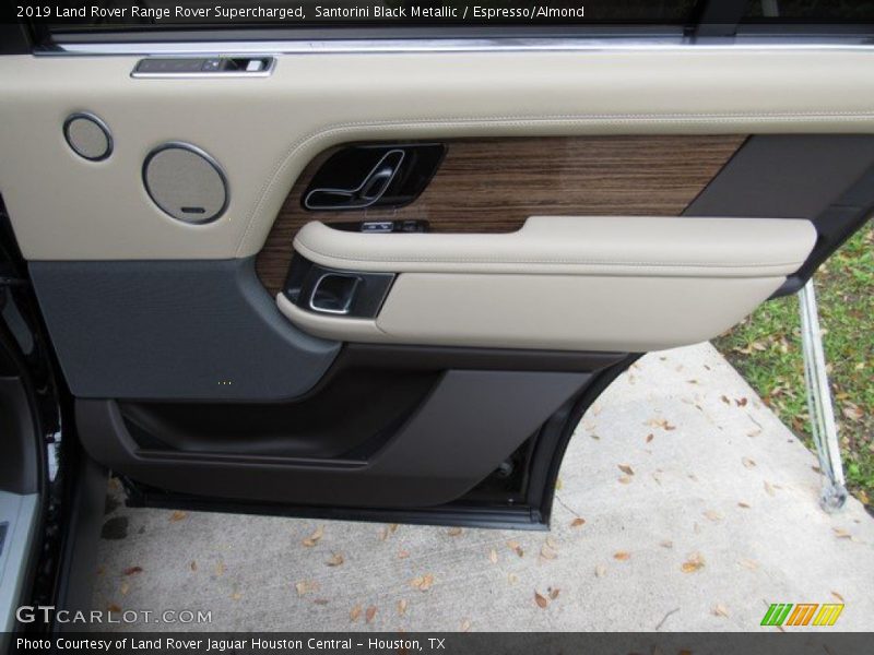 Santorini Black Metallic / Espresso/Almond 2019 Land Rover Range Rover Supercharged