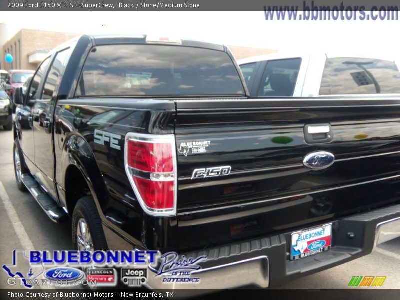 Black / Stone/Medium Stone 2009 Ford F150 XLT SFE SuperCrew