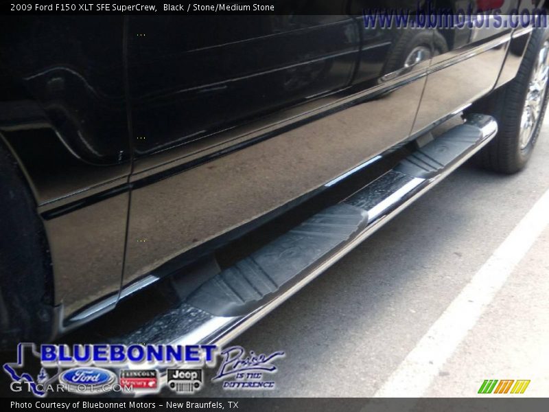 Black / Stone/Medium Stone 2009 Ford F150 XLT SFE SuperCrew