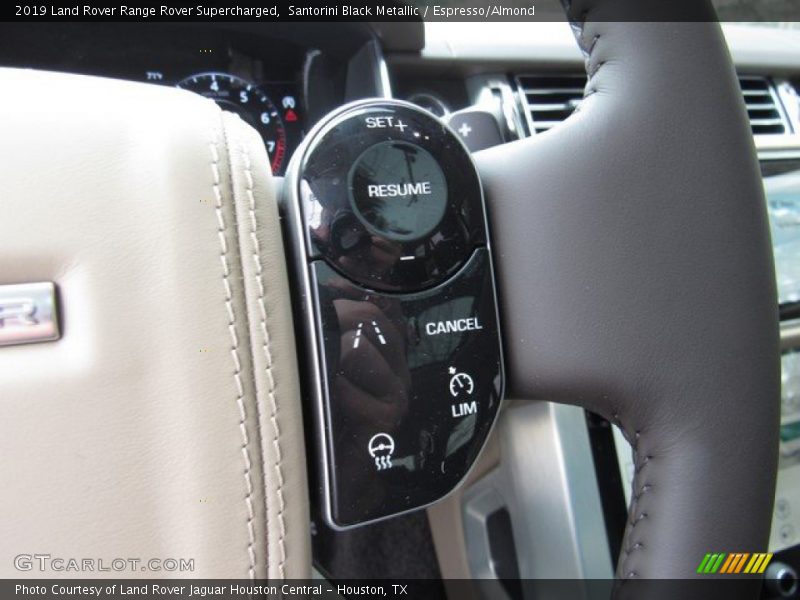 Santorini Black Metallic / Espresso/Almond 2019 Land Rover Range Rover Supercharged
