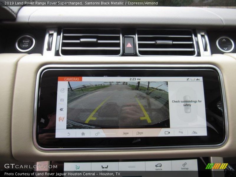Santorini Black Metallic / Espresso/Almond 2019 Land Rover Range Rover Supercharged