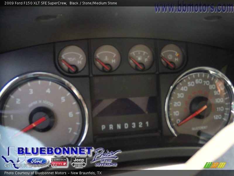 Black / Stone/Medium Stone 2009 Ford F150 XLT SFE SuperCrew