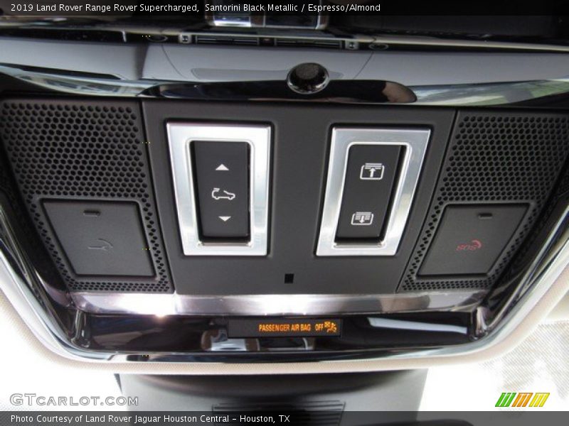 Santorini Black Metallic / Espresso/Almond 2019 Land Rover Range Rover Supercharged