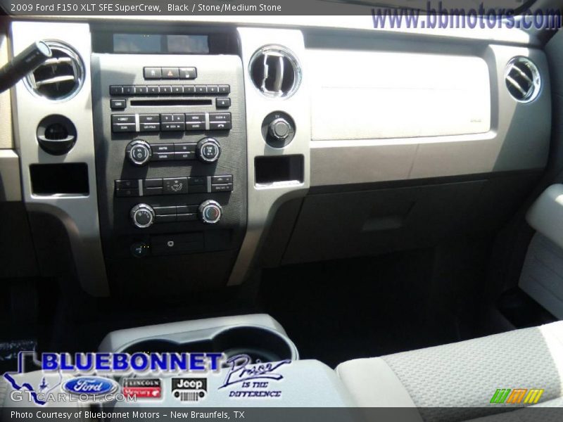 Black / Stone/Medium Stone 2009 Ford F150 XLT SFE SuperCrew