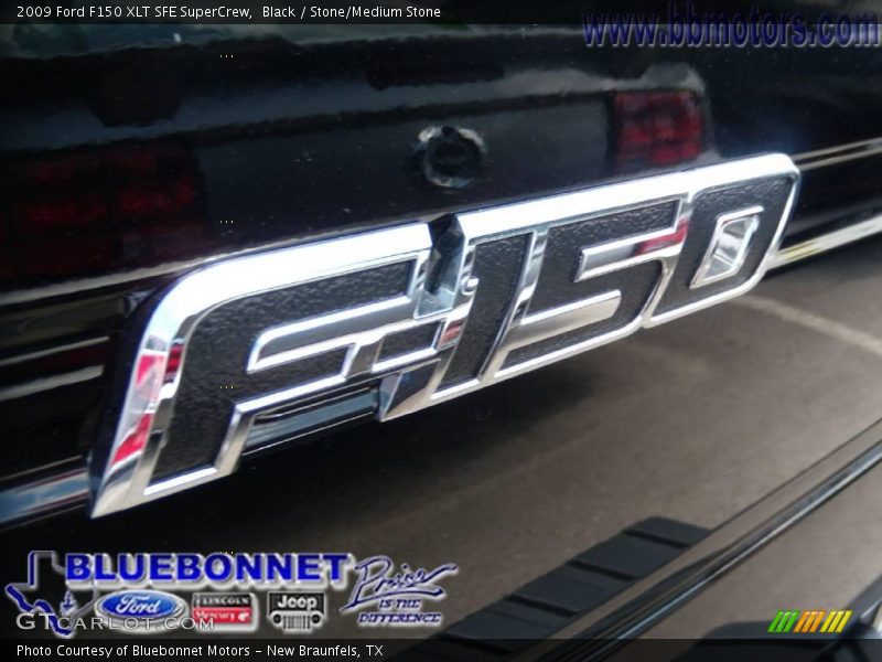 Black / Stone/Medium Stone 2009 Ford F150 XLT SFE SuperCrew