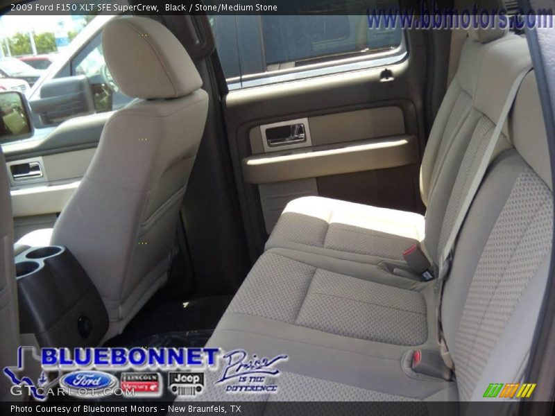 Black / Stone/Medium Stone 2009 Ford F150 XLT SFE SuperCrew