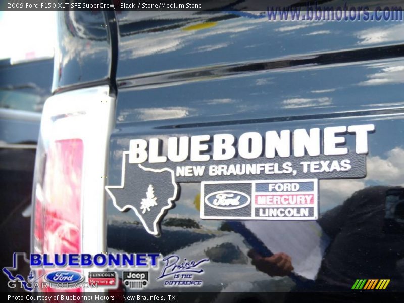 Black / Stone/Medium Stone 2009 Ford F150 XLT SFE SuperCrew