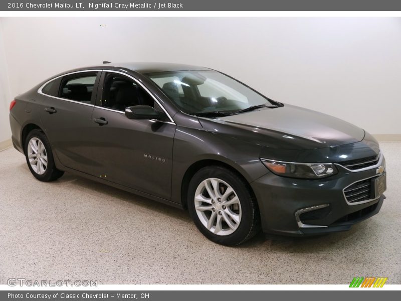 Nightfall Gray Metallic / Jet Black 2016 Chevrolet Malibu LT