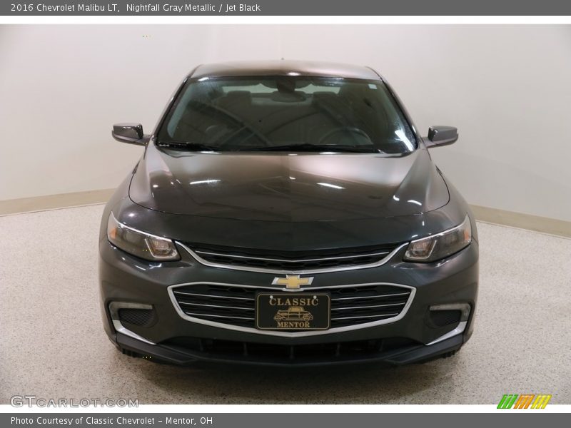 Nightfall Gray Metallic / Jet Black 2016 Chevrolet Malibu LT