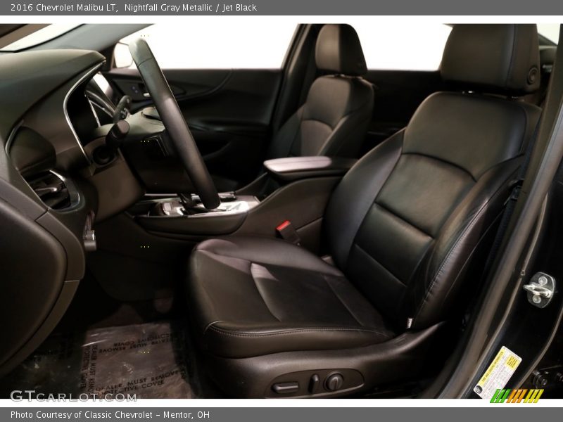 Nightfall Gray Metallic / Jet Black 2016 Chevrolet Malibu LT