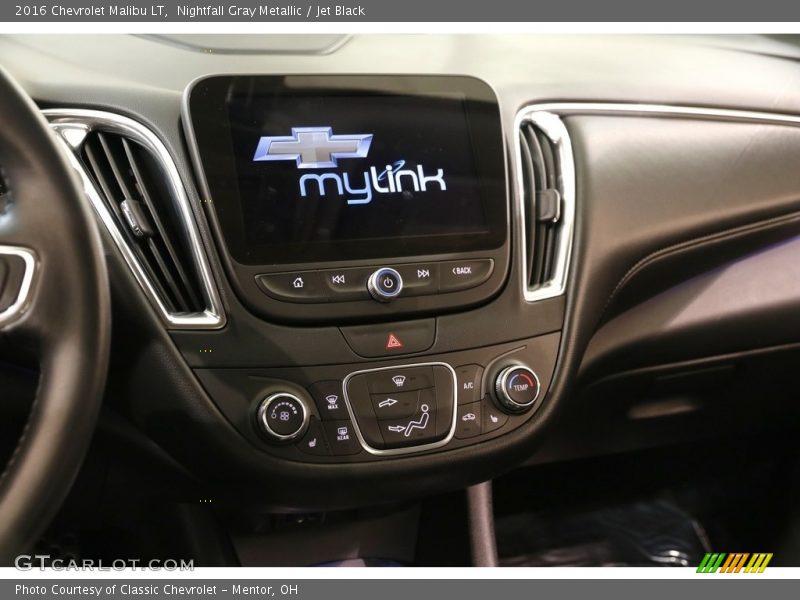 Nightfall Gray Metallic / Jet Black 2016 Chevrolet Malibu LT