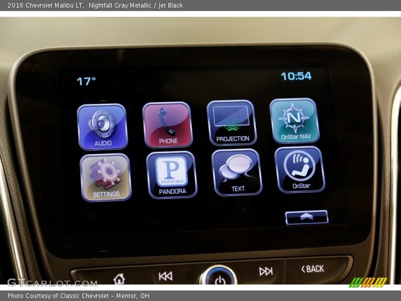 Nightfall Gray Metallic / Jet Black 2016 Chevrolet Malibu LT