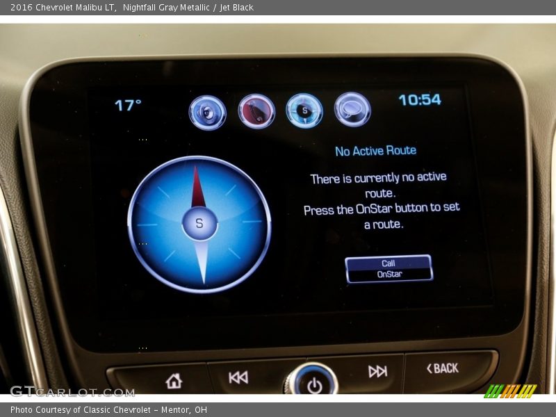 Nightfall Gray Metallic / Jet Black 2016 Chevrolet Malibu LT