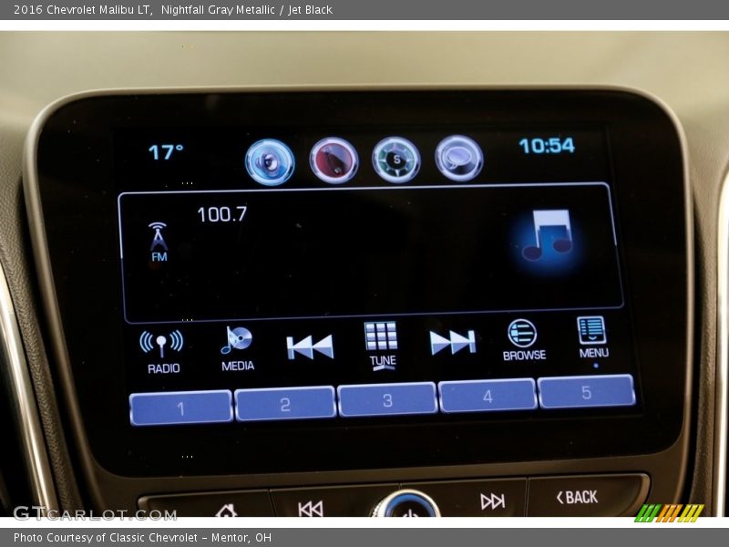 Nightfall Gray Metallic / Jet Black 2016 Chevrolet Malibu LT