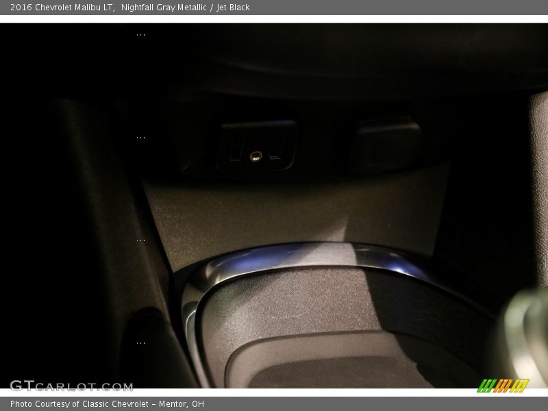 Nightfall Gray Metallic / Jet Black 2016 Chevrolet Malibu LT