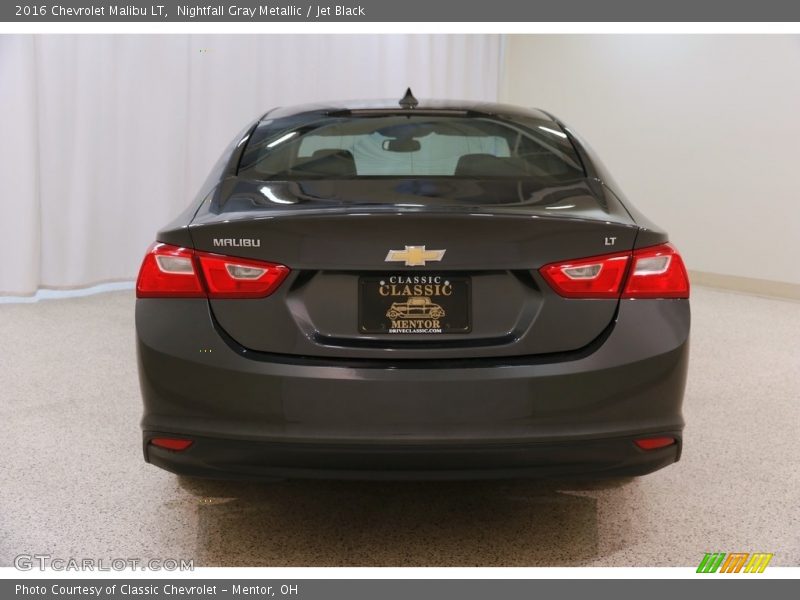 Nightfall Gray Metallic / Jet Black 2016 Chevrolet Malibu LT