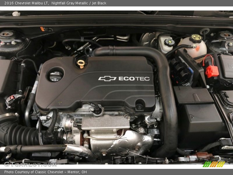 Nightfall Gray Metallic / Jet Black 2016 Chevrolet Malibu LT