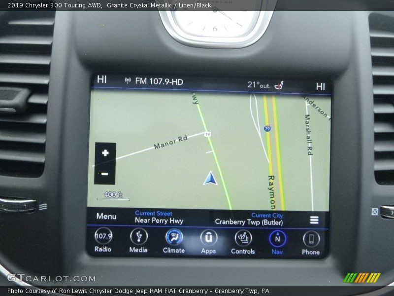 Granite Crystal Metallic / Linen/Black 2019 Chrysler 300 Touring AWD