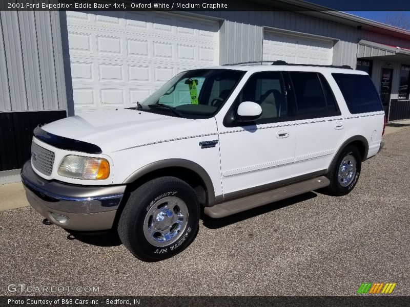 Oxford White / Medium Graphite 2001 Ford Expedition Eddie Bauer 4x4