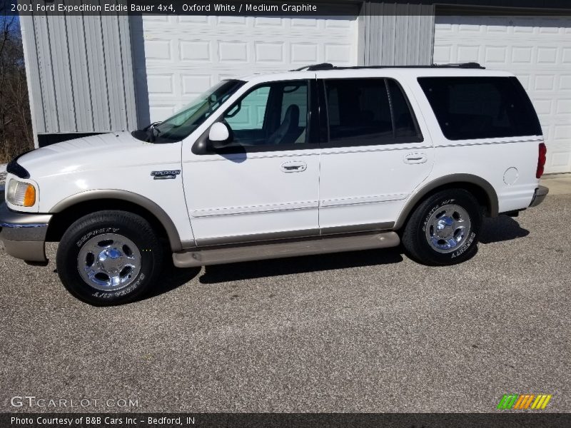 Oxford White / Medium Graphite 2001 Ford Expedition Eddie Bauer 4x4