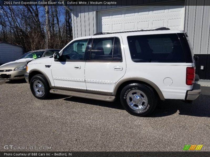 Oxford White / Medium Graphite 2001 Ford Expedition Eddie Bauer 4x4