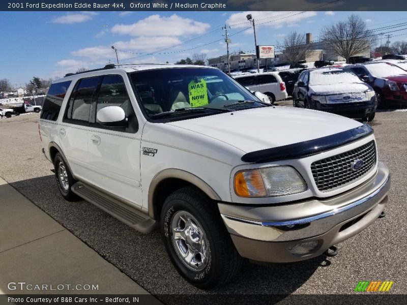Oxford White / Medium Graphite 2001 Ford Expedition Eddie Bauer 4x4