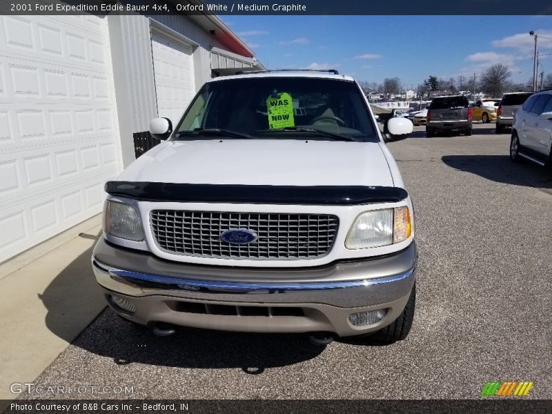 Oxford White / Medium Graphite 2001 Ford Expedition Eddie Bauer 4x4