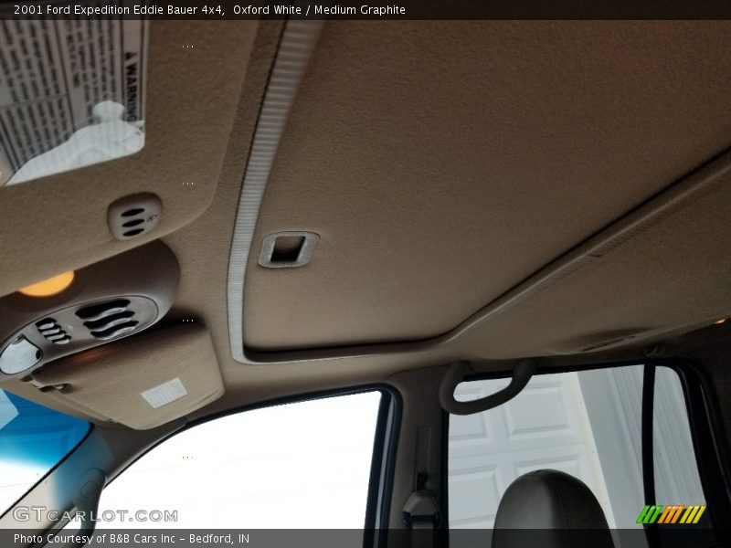 Oxford White / Medium Graphite 2001 Ford Expedition Eddie Bauer 4x4