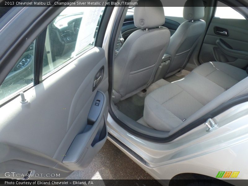 Champagne Silver Metallic / Jet Black/Titanium 2013 Chevrolet Malibu LS