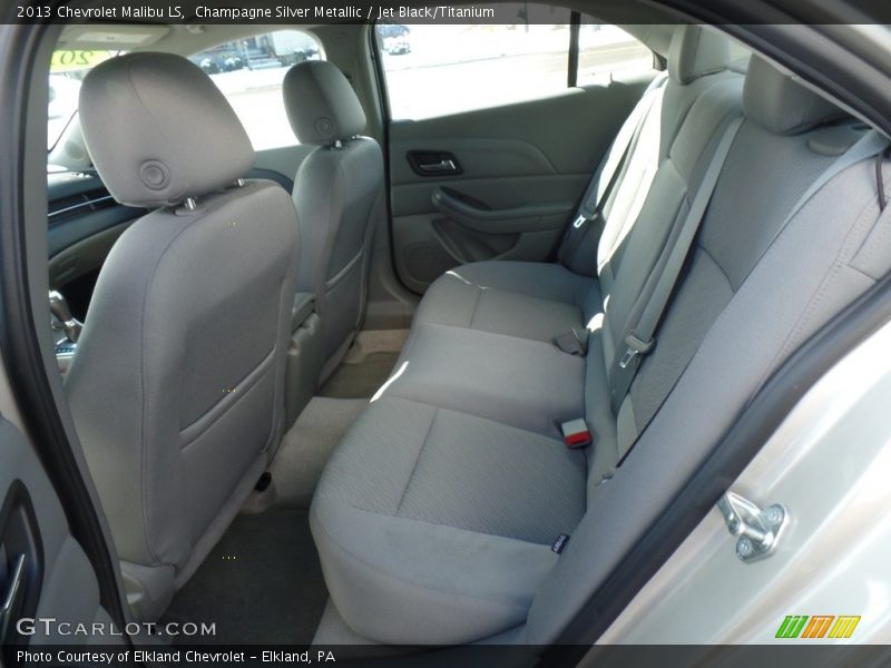 Champagne Silver Metallic / Jet Black/Titanium 2013 Chevrolet Malibu LS