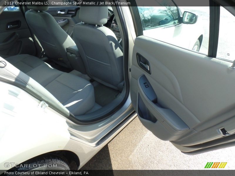 Champagne Silver Metallic / Jet Black/Titanium 2013 Chevrolet Malibu LS