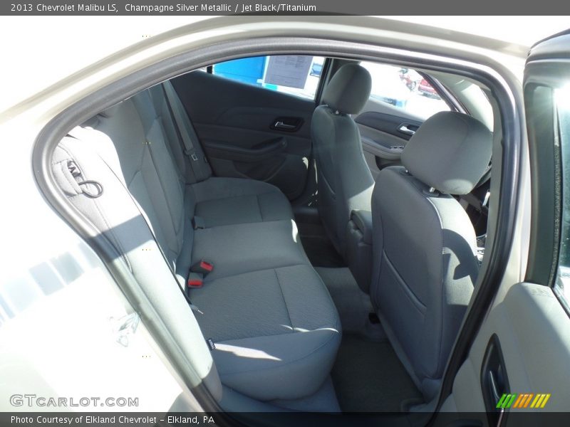 Champagne Silver Metallic / Jet Black/Titanium 2013 Chevrolet Malibu LS