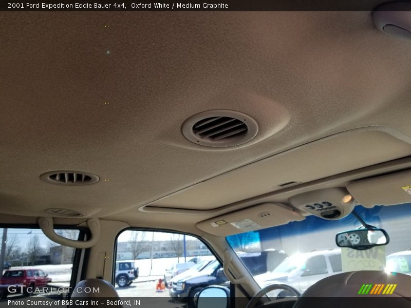 Oxford White / Medium Graphite 2001 Ford Expedition Eddie Bauer 4x4