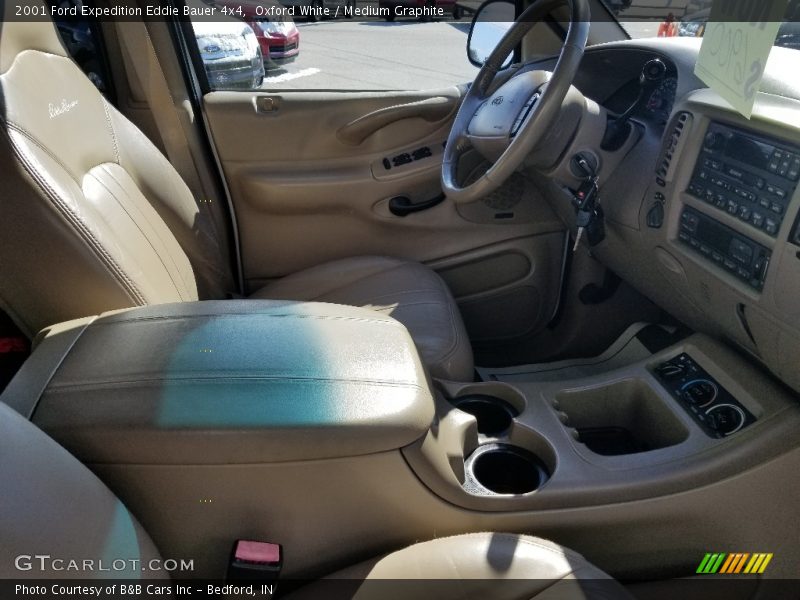 Oxford White / Medium Graphite 2001 Ford Expedition Eddie Bauer 4x4
