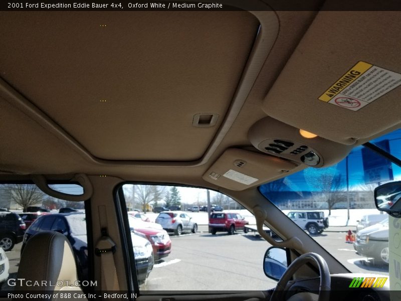 Oxford White / Medium Graphite 2001 Ford Expedition Eddie Bauer 4x4