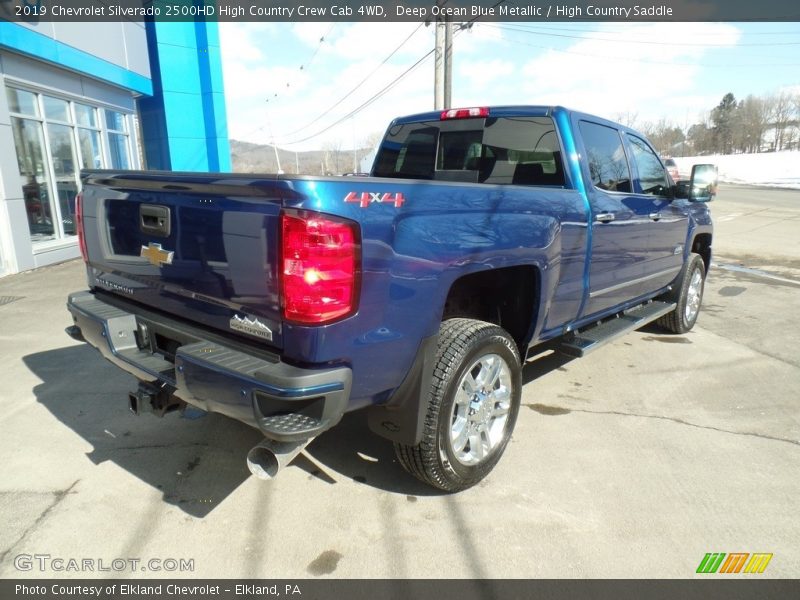 Deep Ocean Blue Metallic / High Country Saddle 2019 Chevrolet Silverado 2500HD High Country Crew Cab 4WD