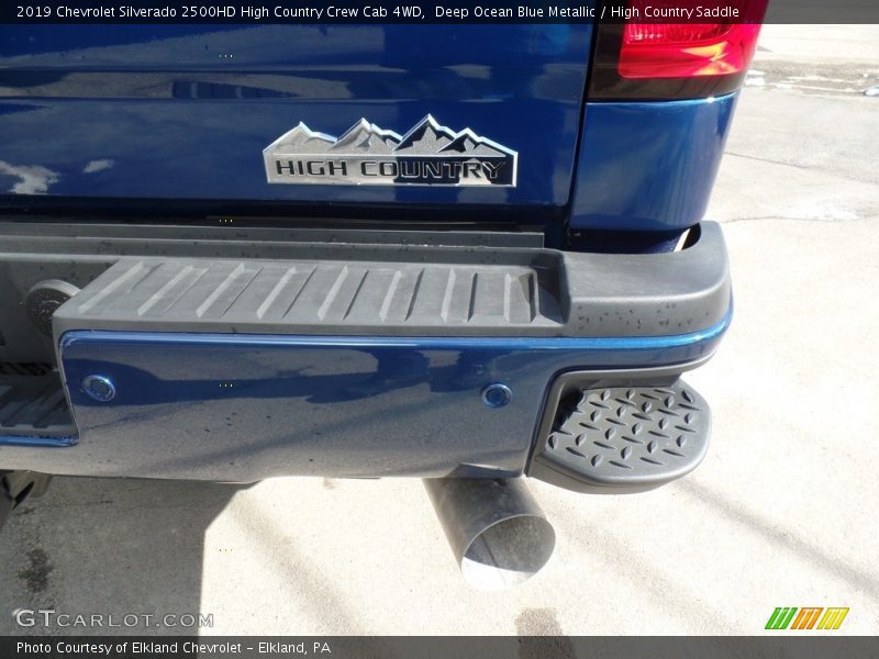 Deep Ocean Blue Metallic / High Country Saddle 2019 Chevrolet Silverado 2500HD High Country Crew Cab 4WD