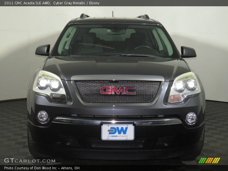 Cyber Gray Metallic / Ebony 2011 GMC Acadia SLE AWD