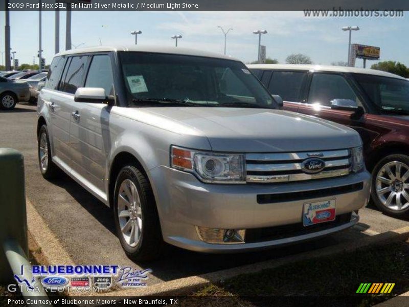 Brilliant Silver Metallic / Medium Light Stone 2009 Ford Flex SEL