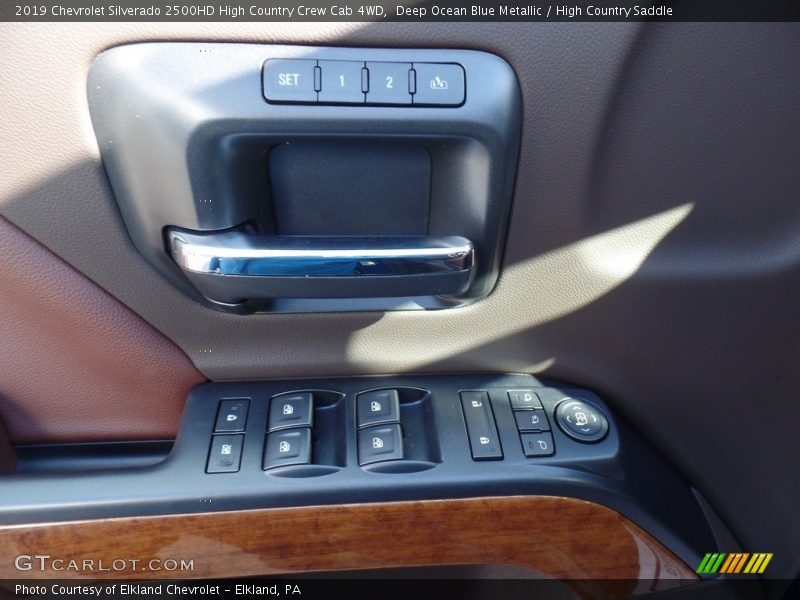 Deep Ocean Blue Metallic / High Country Saddle 2019 Chevrolet Silverado 2500HD High Country Crew Cab 4WD