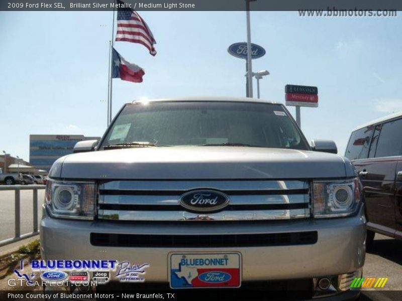 Brilliant Silver Metallic / Medium Light Stone 2009 Ford Flex SEL