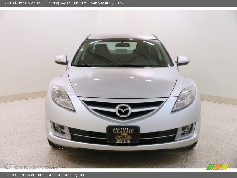 Brilliant Silver Metallic / Black 2010 Mazda MAZDA6 i Touring Sedan