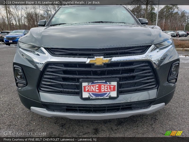 Nightfall Metallic / Jet Black 2019 Chevrolet Blazer 3.6L Leather AWD
