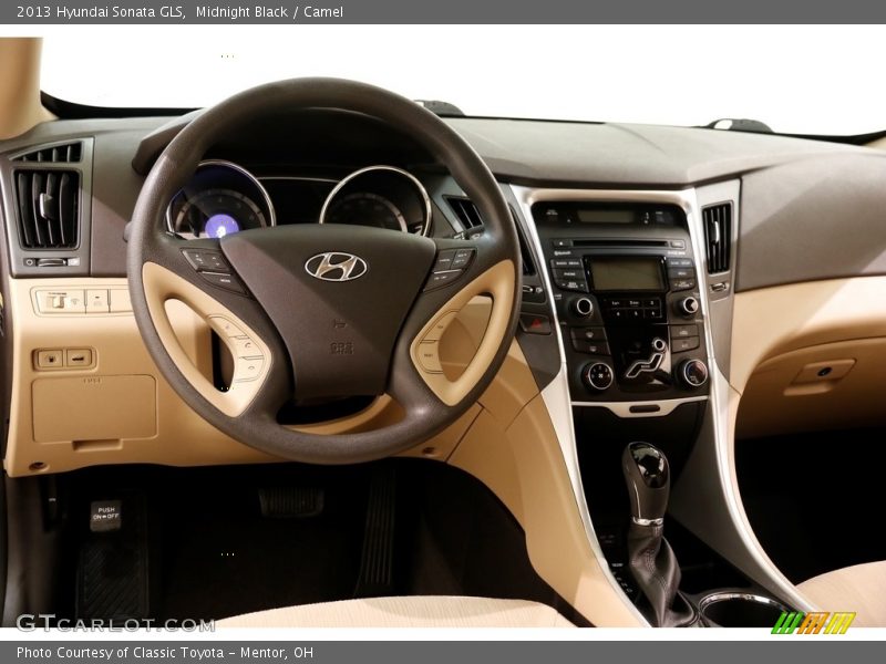 Midnight Black / Camel 2013 Hyundai Sonata GLS