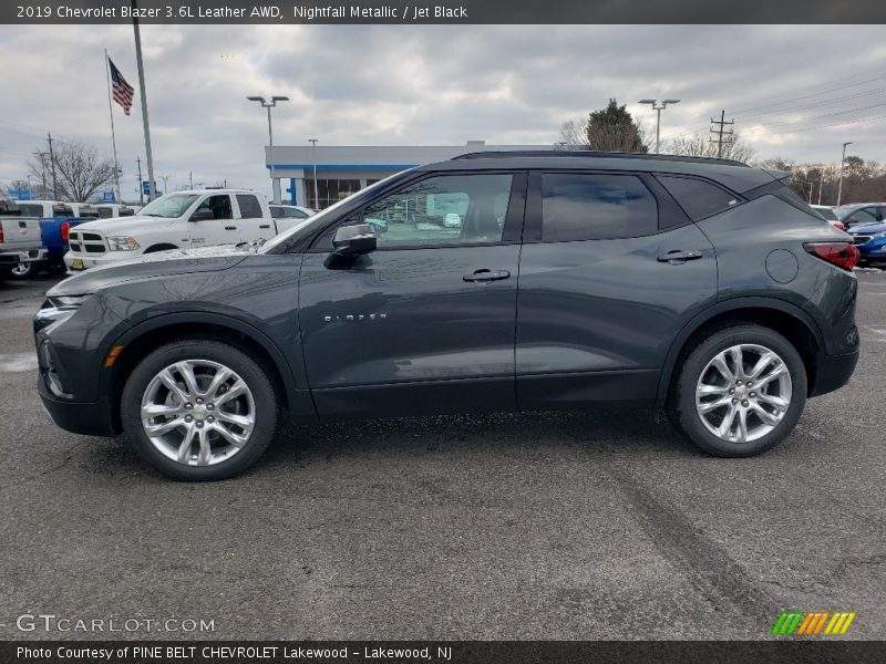 Nightfall Metallic / Jet Black 2019 Chevrolet Blazer 3.6L Leather AWD