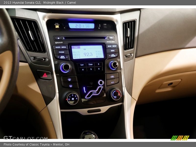 Midnight Black / Camel 2013 Hyundai Sonata GLS